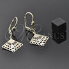 Arete Colgante 5.079.009 Oro Laminado, Pulido, Tres Tonos