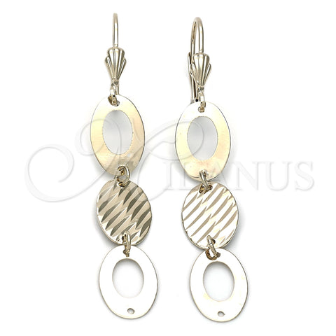 Arete Largo 5.082.011 Oro Laminado, Pulido, Tono Dorado