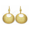 Arete Colgante 5.100.007 Oro Laminado, Mate, Tono Dorado