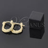 Argola de Niño 5.159.079 Oro Laminado, Diamantado, Tono Dorado
