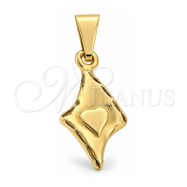 Dije Elegante 05.16.0147 Oro Laminado, Diseño de Bufalo, Pulido, Tono Dorado