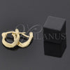 Argola de Niño 5.159.086 Oro Laminado, Diamantado, Tono Dorado