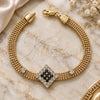 Pulsera Elegante 5.022.003 Oro Laminado, con Zirconia Cubica Fucsia y Blanca, Pulido, Tono Dorado (Grosor 10 MM, 8 Pulgadas de Largo)