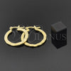 Argolla Pequeña 112.018 Oro Laminado, Diamantado, Tono Dorado