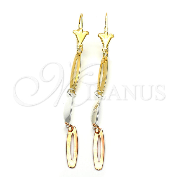 Arete Chandelier 78.008 Oro Laminado, Pulido, Tres Tonos