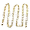 Gargantilla Basica 5.222.023.20 Oro Laminado, Diseño de Mariner, Pulido, Tono Dorado (150 Gauge, 07 MM Thickness, 8 Inches Length)