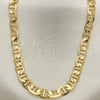 Gargantilla Basica 5.222.023.20 Oro Laminado, Diseño de Mariner, Pulido, Tono Dorado (150 Gauge, 07 MM Thickness, 8 Inches Length)