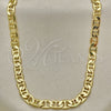 Gargantilla Basica 5.222.024.20 Oro Laminado, Diseño de Mariner, Pulido, Tono Dorado (120 Gauge, 05 MM Thickness, 20 Inches Length)