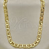 Gargantilla Basica 5.222.024.24 Oro Laminado, Diseño de Mariner, Pulido, Tono Dorado (120 Gauge, Thickness, 24 Inches Length)