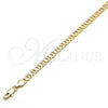 Pulsera Básica 5.222.024.08 Oro Laminado, Diseño de Mariner, Pulido, Tono Dorado (120 Gauge, 06 MM Thickness, 8 Inches Length)