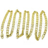 Gargantilla Basica 5.222.025.30 Oro Laminado, Diseño de Mariner, Pulido, Tono Dorado (100 Gauge, 04 MM Thickness, 30 Inches Length)