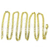 Gargantilla Basica 5.222.026.30 Oro Laminado, Diseño de Mariner, Pulido, Tono Dorado (0.80 Gauge, 03 MM Thickness, 30 Inches Length)