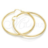 Argolla Grande 5.134.018.60 Oro Laminado, Diseño de Hueco, Pulido, Tono Dorado