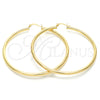 Argolla Grande 5.134.018.60 Oro Laminado, Diseño de Hueco, Pulido, Tono Dorado