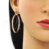 Argolla Grande 5.134.021.45 Oro Laminado, Pulido, Tono Dorado