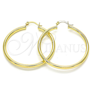 Argolla Grande 5.134.021.45 Oro Laminado, Pulido, Tono Dorado
