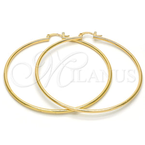 Argolla Grande 5.134.004.60 Oro Laminado, Pulido, Tono Dorado