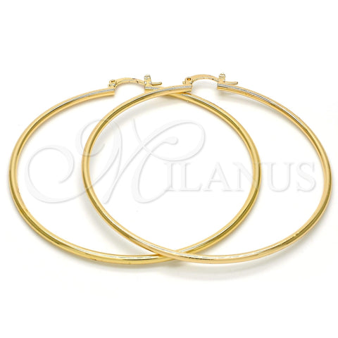 Argolla Grande 5.134.004.60 Oro Laminado, Pulido, Tono Dorado