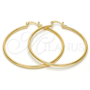 Argolla Mediana 5.134.007.45 Oro Laminado, Pulido, Tono Dorado