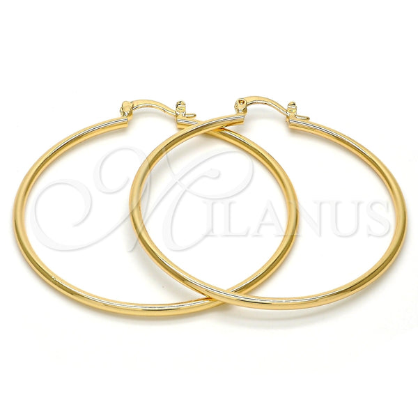 Argolla Mediana 5.134.007.45 Oro Laminado, Pulido, Tono Dorado