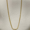 Gargantilla Basica 5.222.040.18 Oro Laminado, Diseño de Box, Pulido, Tono Dorado (Thickness, 18 Inches Length)