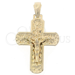 Dije Religioso 05.16.0134 Oro Laminado, Diamantado, Tono Dorado