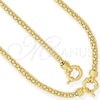 Collar y Pulsera 5.221.003.20 Oro Laminado, Pulido, Tono Dorado