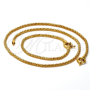 Collar y Pulsera 5.221.003.20 Oro Laminado, Pulido, Tono Dorado