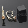Arete Gancho Frances 5.128.106.1 Oro Laminado, con Dorado Zirconia Cubica, Pulido, Tono Dorado