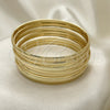 Aro Semanario 5.232.004.05 Oro Laminado, Pulido, Tono Dorado (04 MM Thickness, Size 5 (2.50 Diameter))
