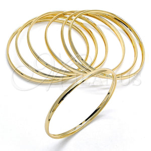 Aro Semanario 5.232.004.05 Oro Laminado, Pulido, Tono Dorado (04 MM Thickness, Size 5 (2.50 Diameter))