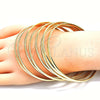 Aro Semanario 5.232.004.06 Oro Laminado, Pulido, Tono Dorado (04 MM Thickness, Size 6 (2.75 Diameter))