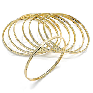 Aro Semanario 5.232.004.06 Oro Laminado, Pulido, Tono Dorado (04 MM Thickness, Size 6 (2.75 Diameter))