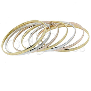 Aro Semanario 5.232.005.06 Oro Laminado, Pulido, Tres Tonos (04 MM Thickness, Size 6 (2.75 Diameter))