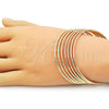 Aro Semanario 5.232.002.05 Oro Laminado, Pulido, Tono Dorado (Grosor 02 MM, Talla 5 (2,50 de Diámetro))