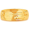 Anillo de Boda 5.164.032.06 Oro Laminado, Diamantado, Tono Dorado (Size 6)
