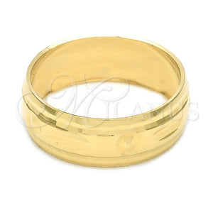 Anillo de Boda 5.164.032.06 Oro Laminado, Diamantado, Tono Dorado (Size 6)