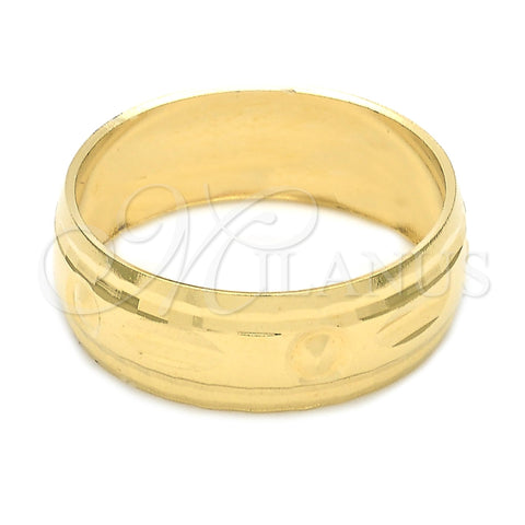 Anillo de Boda 5.164.032.06 Oro Laminado, Diamantado, Tono Dorado (Size 6)