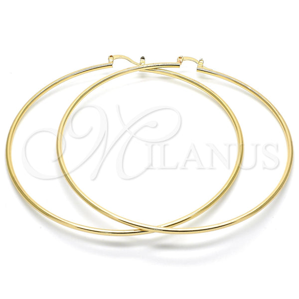Argolla Extra Grande 5.134.001.80 Oro Laminado, Pulido, Tono Dorado