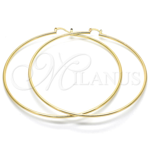 Argolla Extra Grande 5.134.001.80 Oro Laminado, Pulido, Tono Dorado