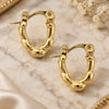 Argola de Niño 5.159.083 Oro Laminado, Diamantado, Tono Dorado