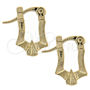 Argola de Niño 5.159.076 Oro Laminado, Diamantado, Tono Dorado