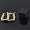 Argola de Niño 5.159.070 Oro Laminado, Diamantado, Tono Dorado