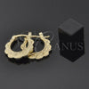 Argolla Pequeña 5.159.064 Oro Laminado, Diamantado, Tono Dorado