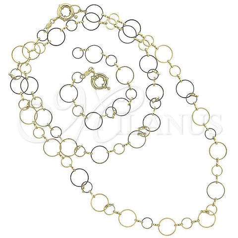 Collar y Pulsera 5.220.008 Oro Laminado, Pulido, Tono Dorado