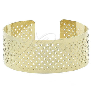 Aro Individual 5.232.008 Oro Laminado, Diamantado, Tono Dorado (25 MM Thickness, One size fits all)