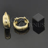 Argolla Pequeña 107.045 Oro Laminado, Diamantado, Tono Dorado