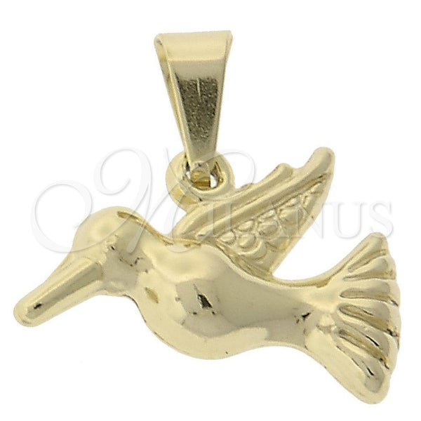 Dije Elegante 45.008 Oro Laminado, Diseño de Bufalo, Pulido, Tono Dorado