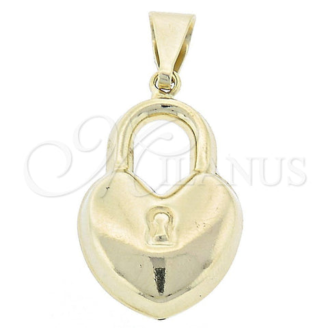 Dije Elegante 45.012 Oro Laminado, Pulido, Tono Dorado
