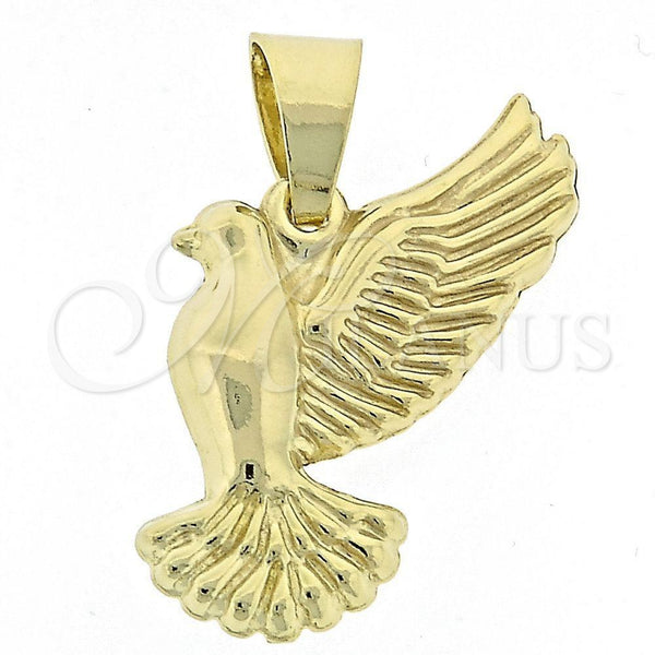 Dije Elegante 45.007 Oro Laminado, Diseño de Bufalo, Pulido, Tono Dorado